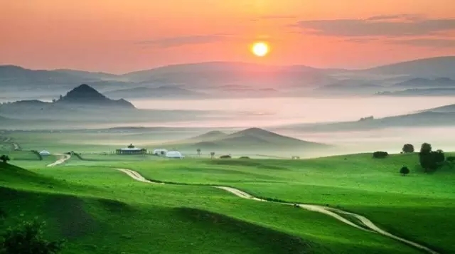 坝上日出 坝上日出